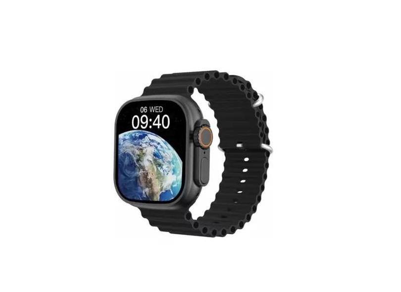 Smartwatch Z8 Ultra Max Tela 2,08 Pol. Faz Chamadas Nfc Gps Preto