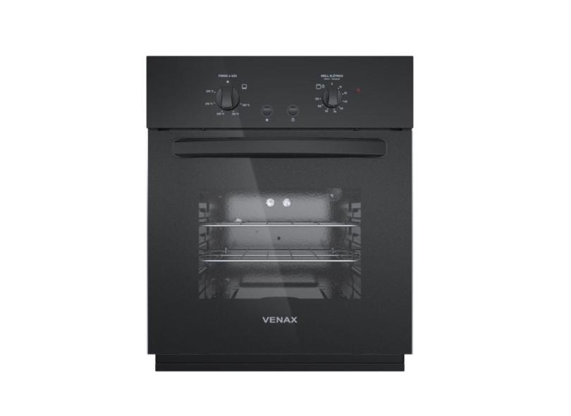 Forno De Embutir A Gas Venax 50 Litros Giii Gas Glp Totale Nero Preto 127V