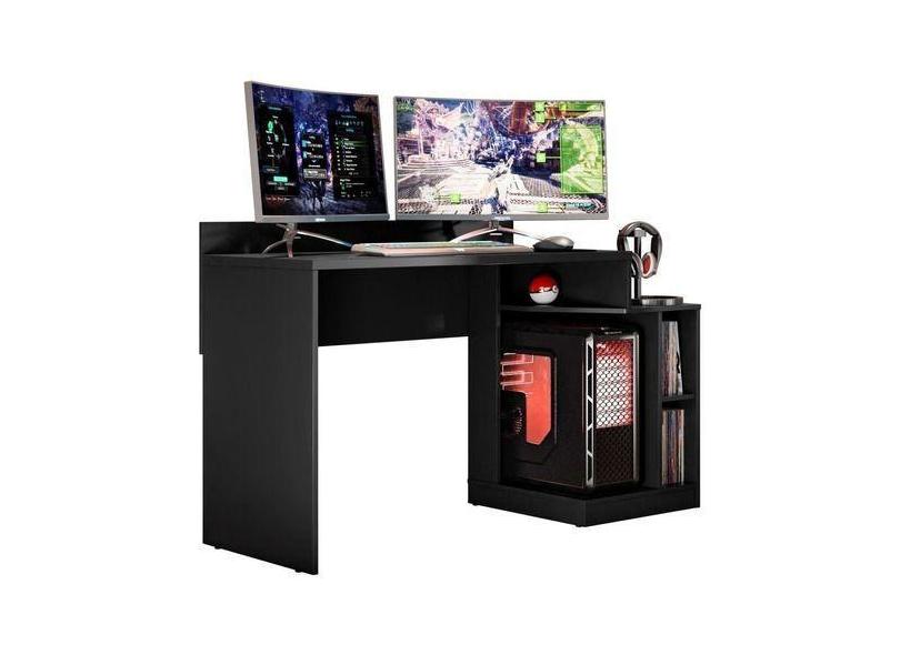 Mesa Gamer Escrivaninha para Computador - Moveis Albatroz, Preta