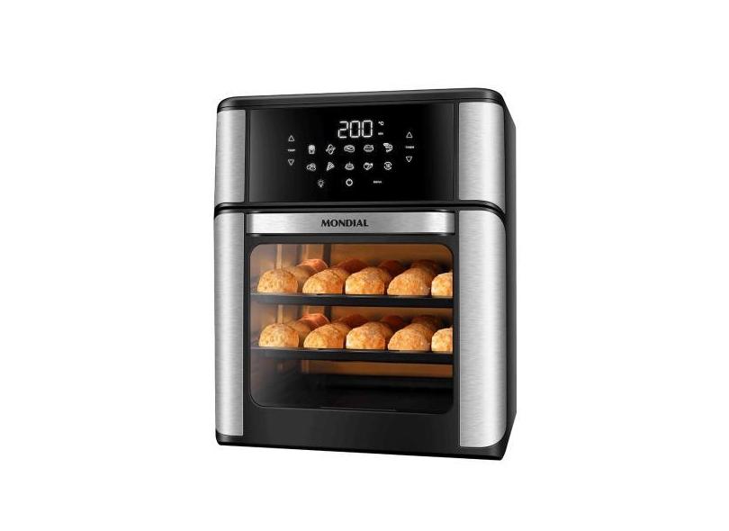 Air Fryer Mondial Oven Mini Forno 12 Litros com Assadeiras Até 200ºC 2
