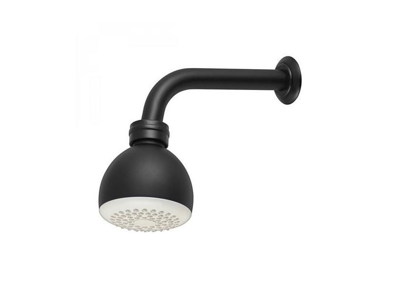 Ducha de Parede Luxo 1965 C Matt Meber Preto - Meber Metais