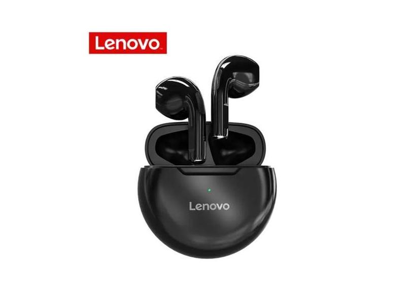 Fone de Ouvido Lenovo HT38 Bluetooth 5.0 TWS Sem fio, Preto