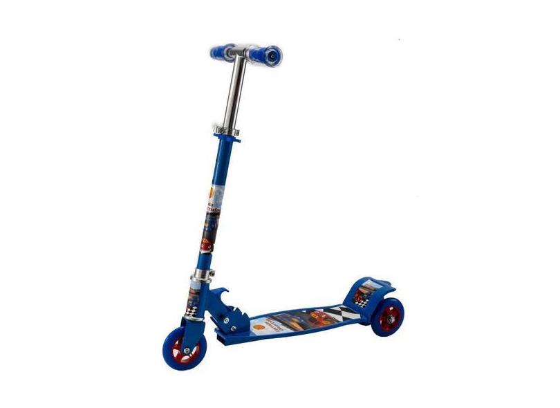 Patinete Ul Menino Crianças 5 6 7 8 9 Anos Dobrável Ajuste - Dm Toys