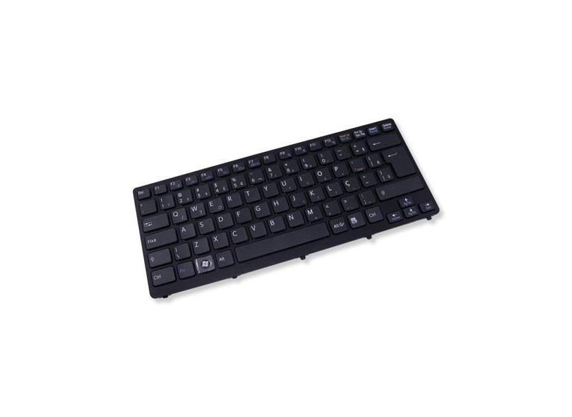 Teclado para Notebook bringIT compatível com Sony Vaio VGN-CW Series  