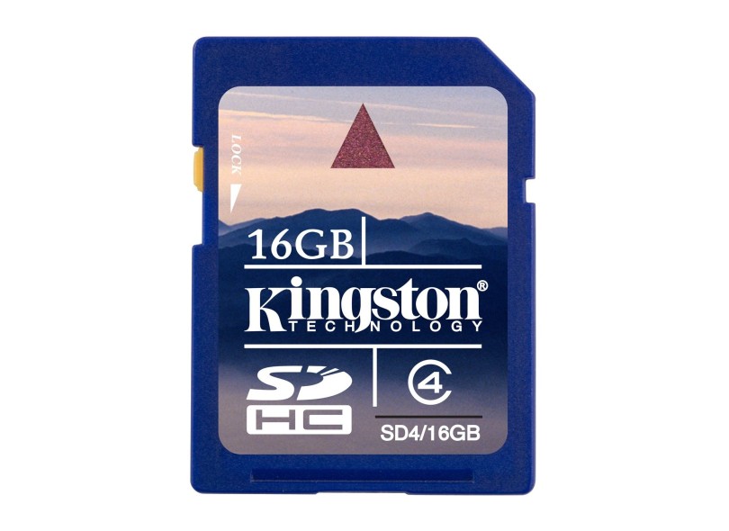 Cartão de Memória SDHC Kingston 16 GB SD4/16GB
