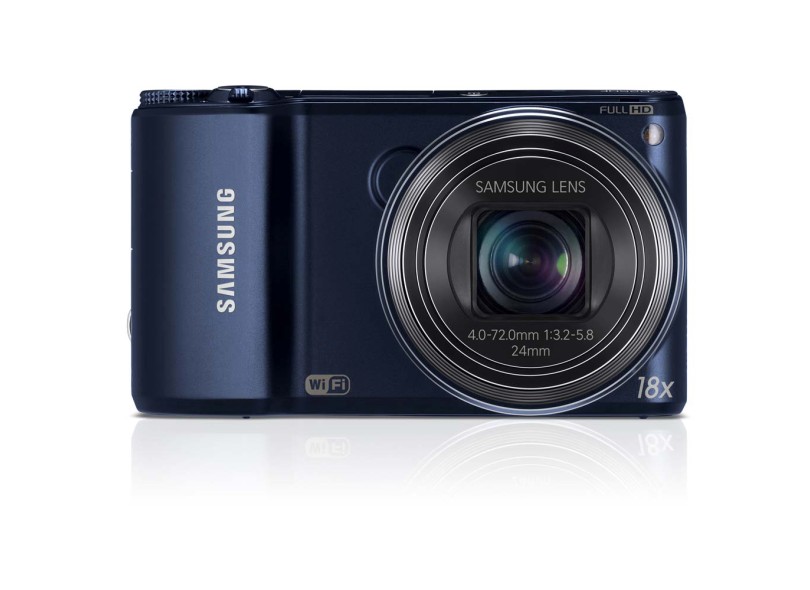 Câmera Digital Samsung Smart Series 14,2 mpx Full HD Estabilizador de Imagens Foto Panorâmica WB250F