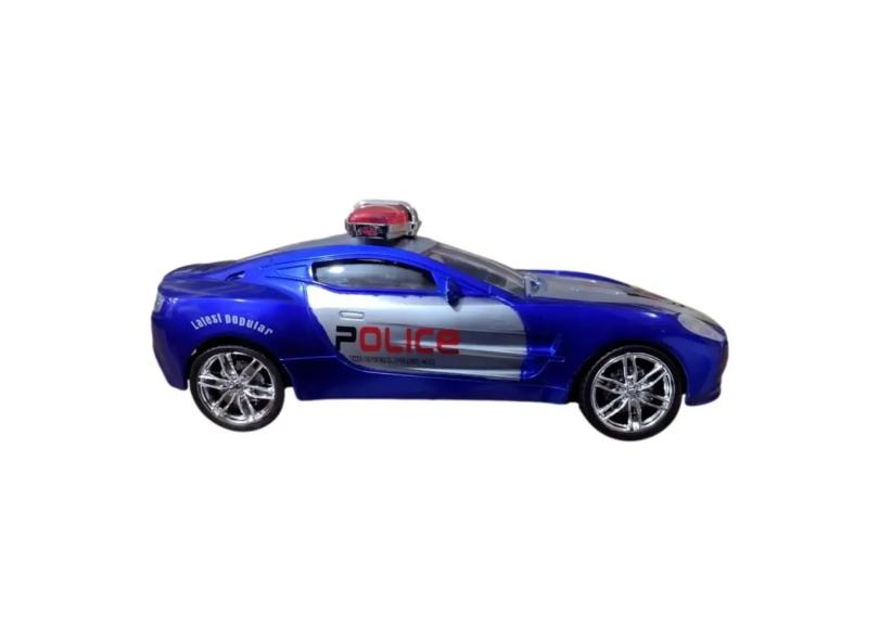 Carrinho Controle Remoto Grande Super Carro Policia Sport