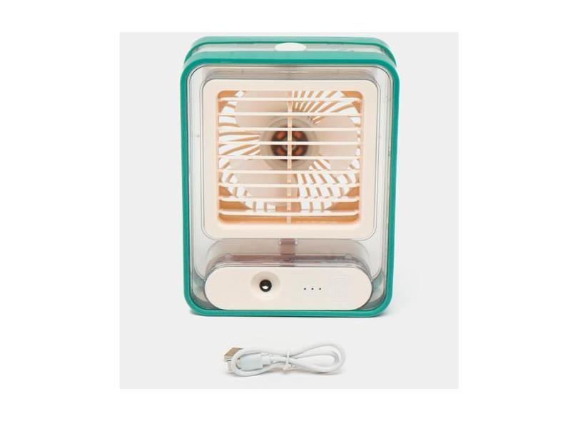 Ventilador Umidificador De Mesa Led 3 Velocidades - Branco - Relet