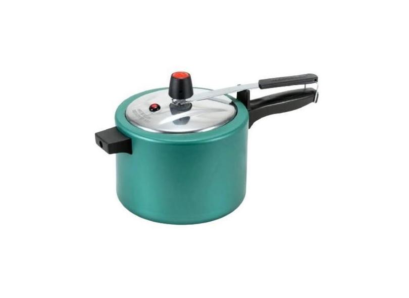 Panela De Pressão 7,0 Lts Verde Tiffany Antiaderente Teflon 5 Camadas