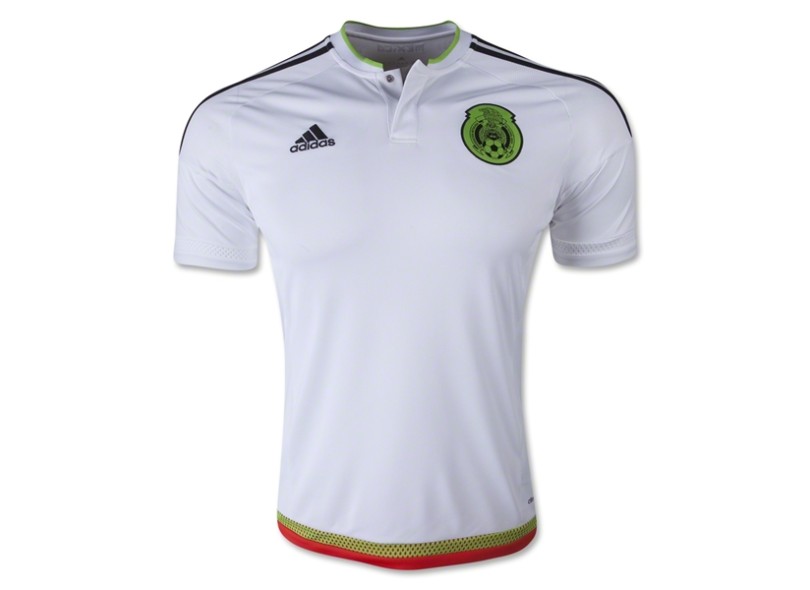 Camisa Jogo México II 2015 sem número Adidas