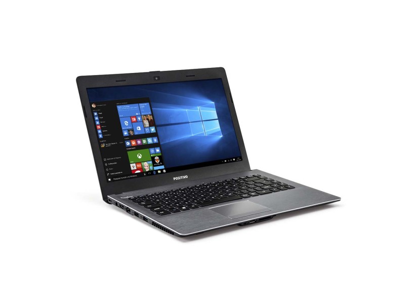 Notebook Positivo Premium Intel Core i3 4005U 2 GB de RAM HD 500 GB LED 14 " 4400 Windows 10 Home XR7520