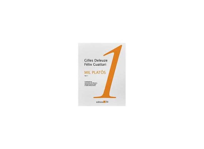 Mil Platos Vol. 1 - Col. Trans - Deleuze, Gilles - 9788585490492