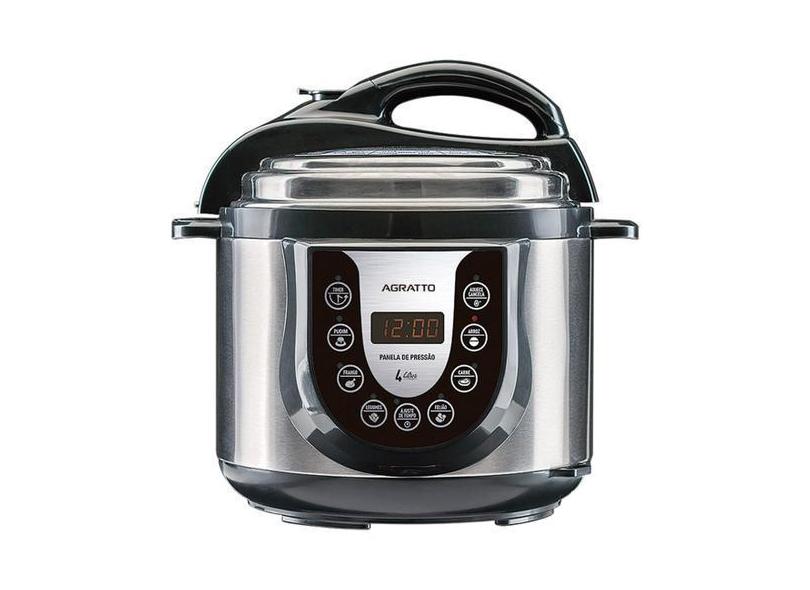 Panela De Pressão Elétrica Agratto 4 Litros Com Timer 220V