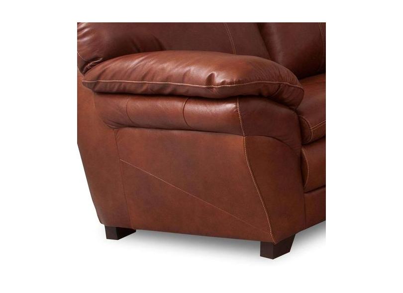 Sofá 2 lugares Couro Bradley Mobly