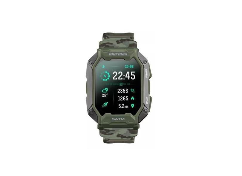 Relógio Smartwatch Mormaii Force Camuflado Full Display - MOFORCEAB/8V-Unissex