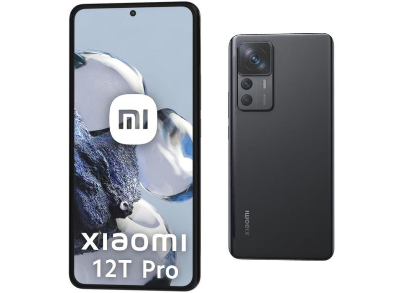 Xiaomi 12T Pro,8+256GB, preto - Escorrega o Preço