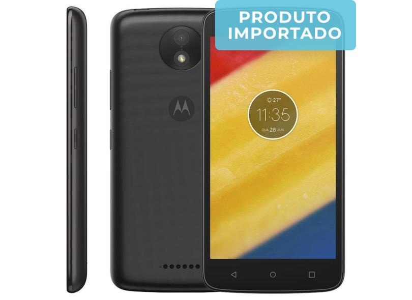 Smartphone Motorola Moto C C XT1750 Importado 8GB MediaTek MT6580M 2,0 MP 2 Chips Android 7.0 (Nougat) 3G Wi-Fi