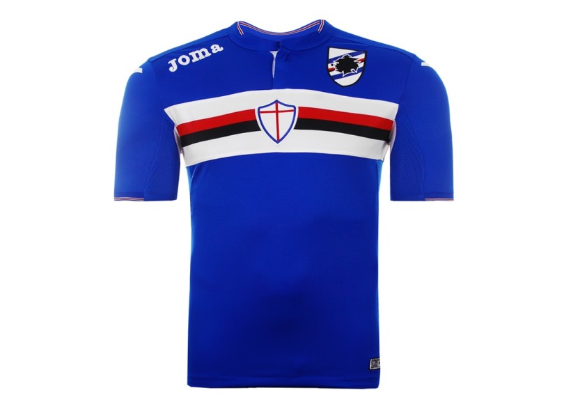 Camisa Torcedor Sampdoria I 2015/16 sem Número Joma