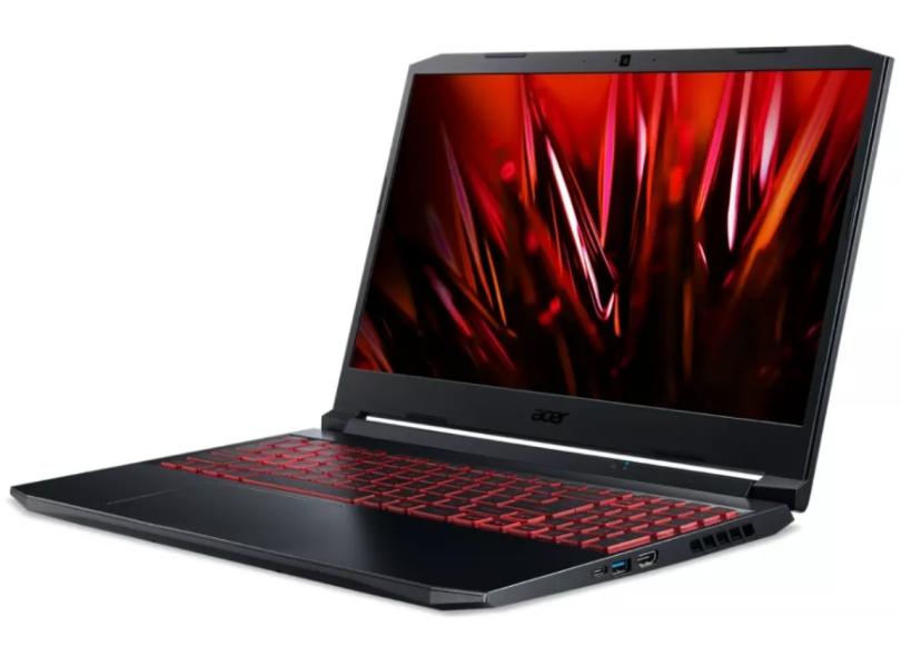 Notebook Gamer Acer Aspire Nitro 5 Intel Core i7 11800H 11ª Geração 8GB de RAM SSD 512 GB 15,1" Full HD GeForce GTX 1060 Linux AN515-57-75C3