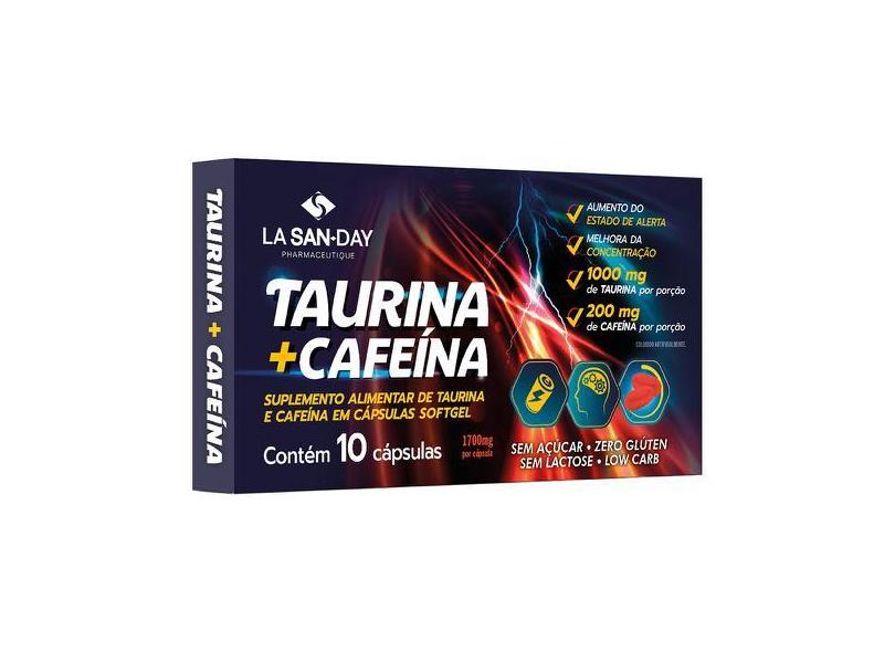 Taurina + Cafeina 10 Cáps - La San-Day