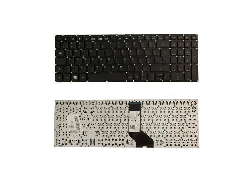 Teclado para Notebook Acer Aspire ES1-572-36FV ABNT2 - bringIT, 12 mes