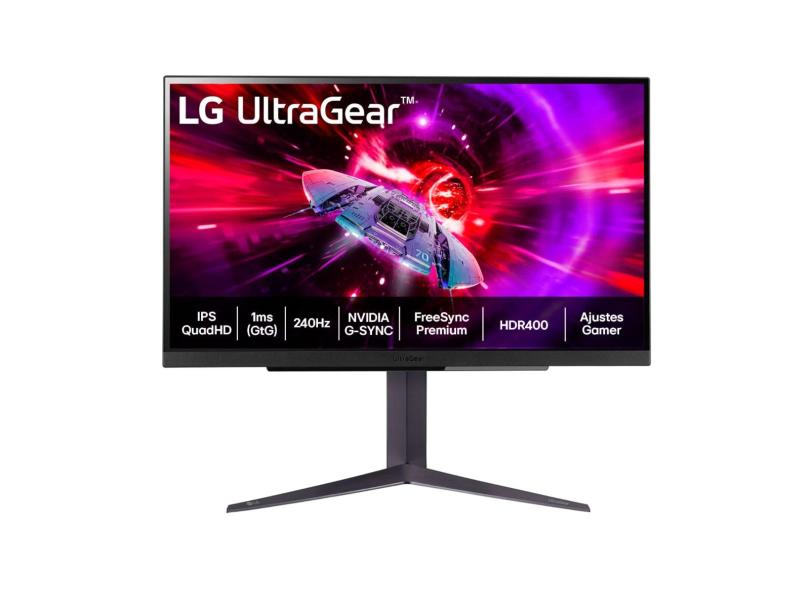 Monitor Gamer IPS 27 " LG QHD 27GR83Q-B