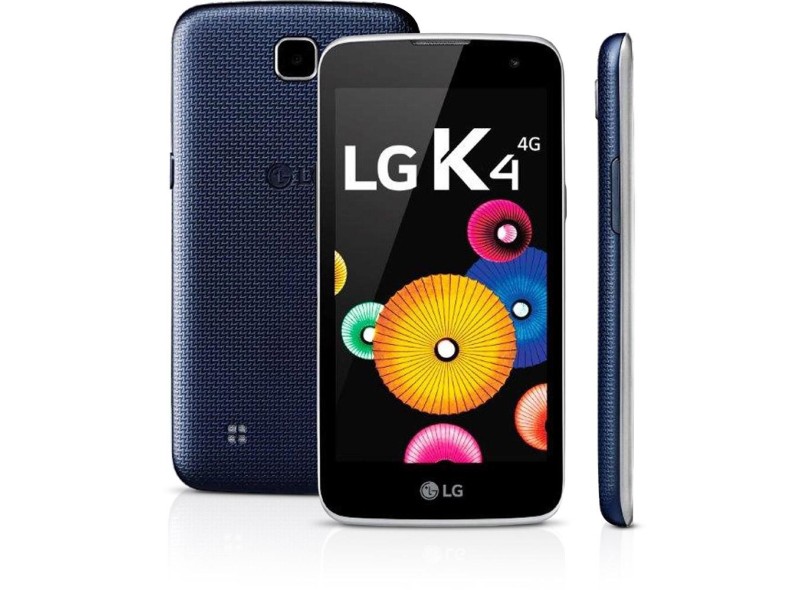 Smartphone LG K4 K130F 5,0 MP 2 Chips 8GB Android 5.1 (Lollipop) 3G 4G Wi-Fi