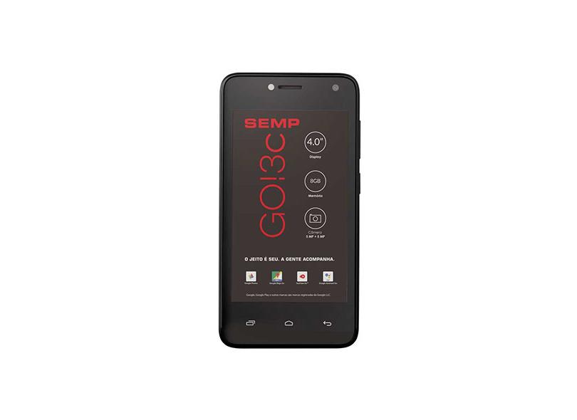 Smartphone Semp Toshiba Semp GO 3C 8GB Android 8.1 (Oreo) 3G