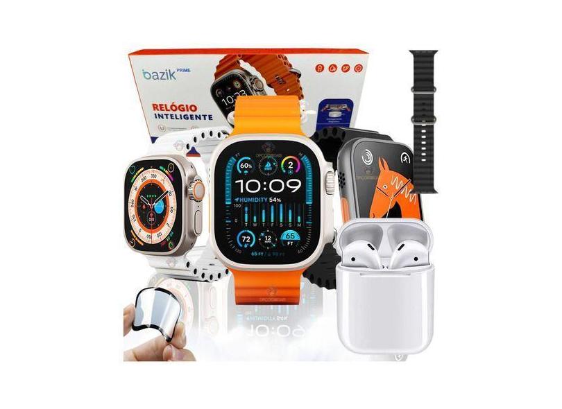Relogio Smartwatch Inteligente Ultra 9 Max W72 Pro Para Samsung Iphone
