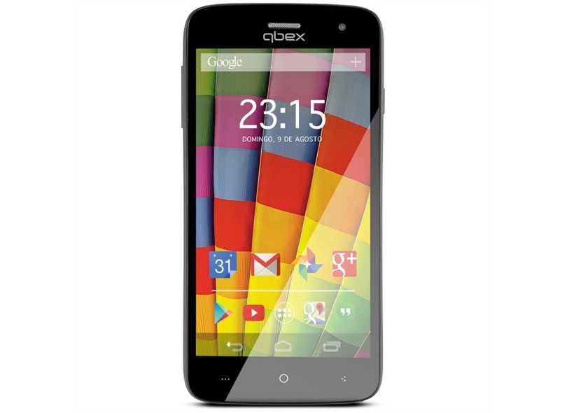 Smartphone Qbex QX A28 2 Chips 8GB Android 4.4 (Kit Kat) 3G Wi-Fi