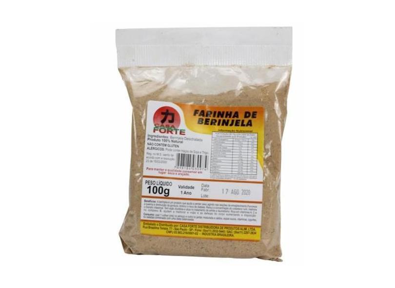Farinha De Berinjela 100G Casa Forte