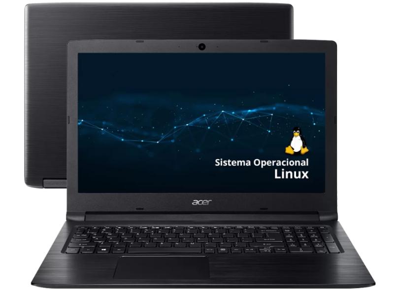 Notebook Acer Aspire 3 Intel Core i3 6006U 6ª Geração 4.0 GB de RAM 1024 GB 15.6 " Linux A315-53-3470