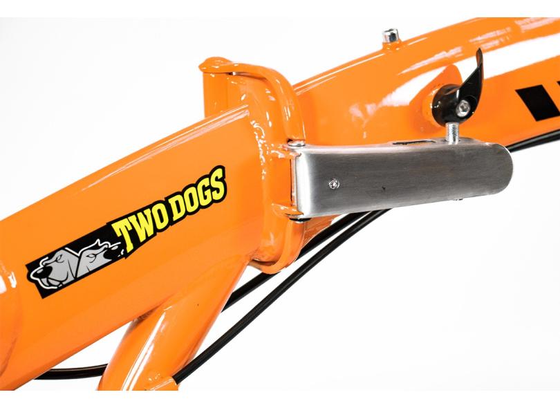 Bicicleta Elétrica TwoDogs Dobrável 7 Marchas Aro 20 Freio a Disco Pliage Plus