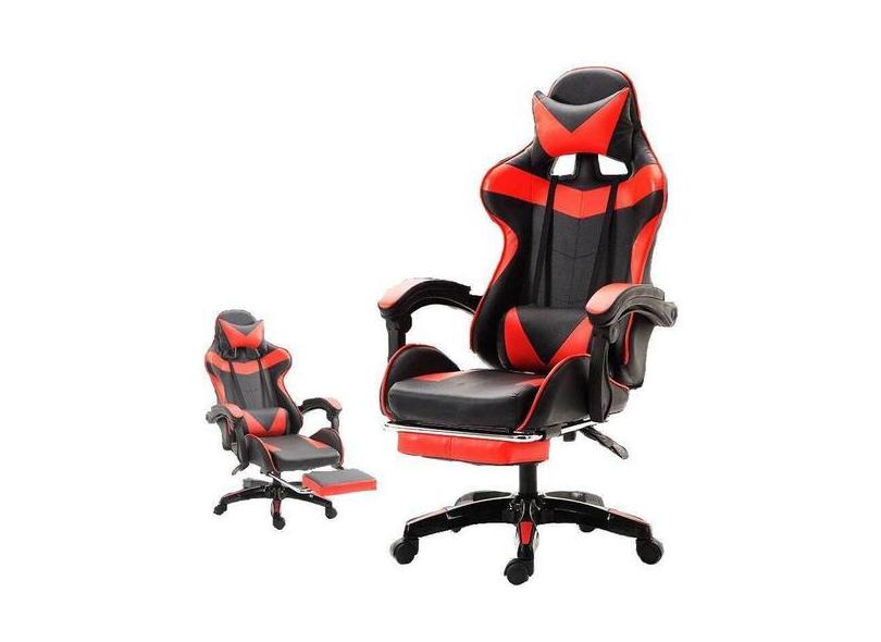 Cadeira Gamer 3 niveis Reclinagem Sup Pernas Braço Estofado - FLUXO JA