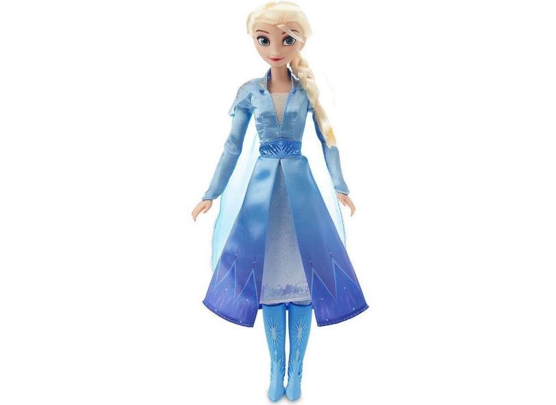 Boneca Frozen Elsa Brinquedo Disney Original 55cm