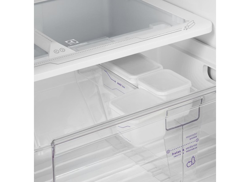 Geladeira Electrolux Bottom Freezer Frost Free Inverse 454 Litros Smart Bar Inox DB52X