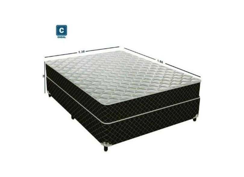 Cama Box Casal Colchão Molas Ensacadas Com Pillow Bicama Colchão Espuma  138x188x58cm - bf Colchões em Promoção | Ofertas na Americanas