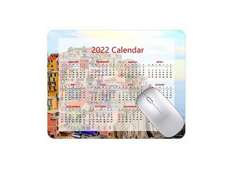 Mouse pad para jogos com design especial 2022 Monterosso Italy City Houses Mouse pad de borracha