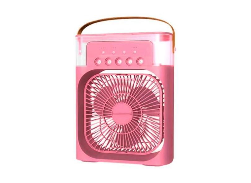 Mini Ventilador Umidifcador Ar Condicionado De Mesa Led Gelo - Coisas 