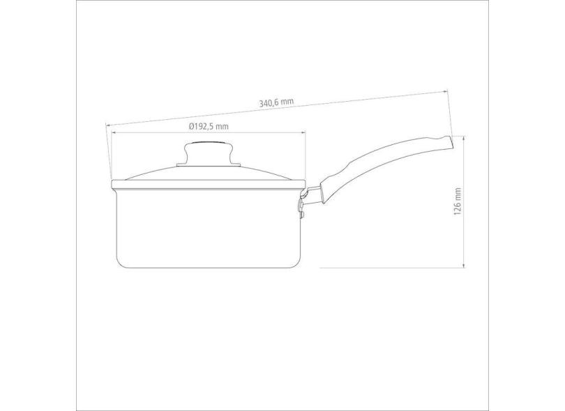 Panela Ø 18 Cm Com Revestimento Em Antiaderente Tramontina