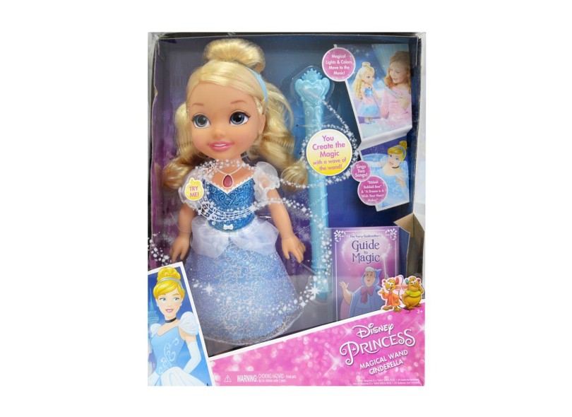 Boneca Princesas Disney Cinderela Mágica Sunny