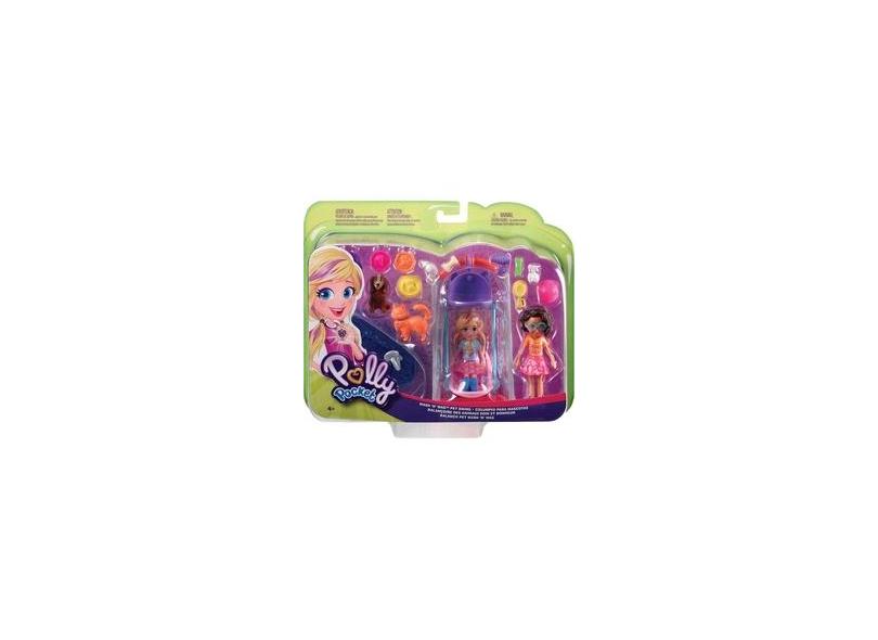 Polly Pocket 2 Amigas Hora De Brincar Com Acessórios Mattel
