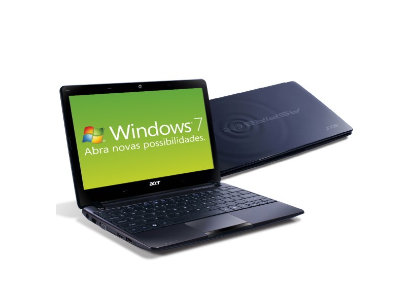 Notebook Acer AO722-0424 LED 11.6" 2GB HD 500GB AMD C-Series C-50 Windows 7 Starter Edition