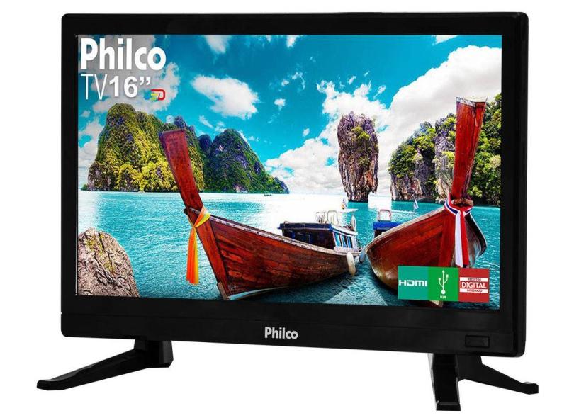 TV LED 16 " Philco PTV16S86D 2 HDMI