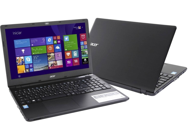 Notebook Acer Aspire E Intel Core i5 4210U 4ª Geração 4GB de RAM HD 500 GB LED 15,6" Windows 8.1 E5-571-54MC