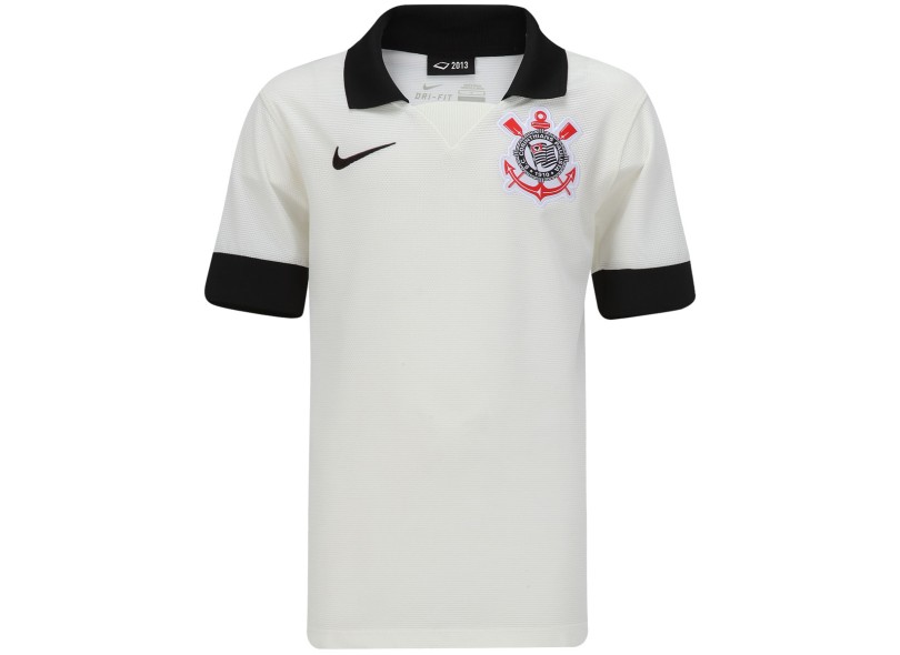 Camisa Jogo Infantil Corinthians I 2013 Nike