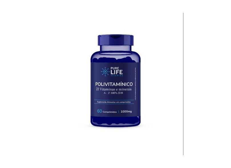 Polivitamínico 22 Vitamins E Minerais A-Z 100%Idr 60Comprimidos 1000Mg ...