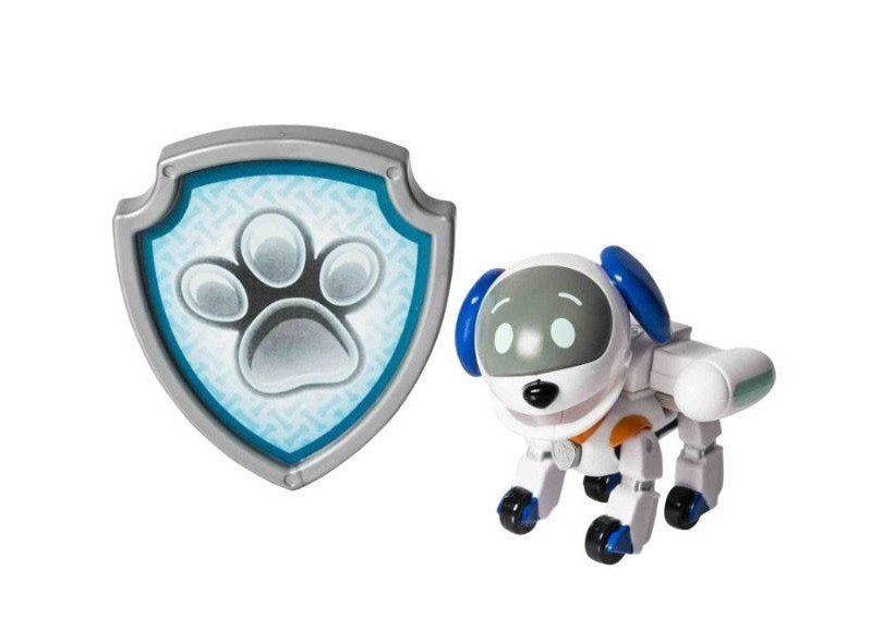 Boneco Patrulha Canina Robo Dog Figuras com Distintivos - Sunny