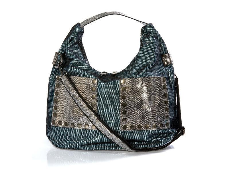 snakeskin hobo bolsa