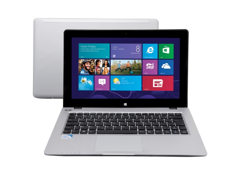 Notebook Philco Intel Celeron 847 4 GB de RAM HD 500 GB LED 11.6" Windows 8 11B-S1044W8